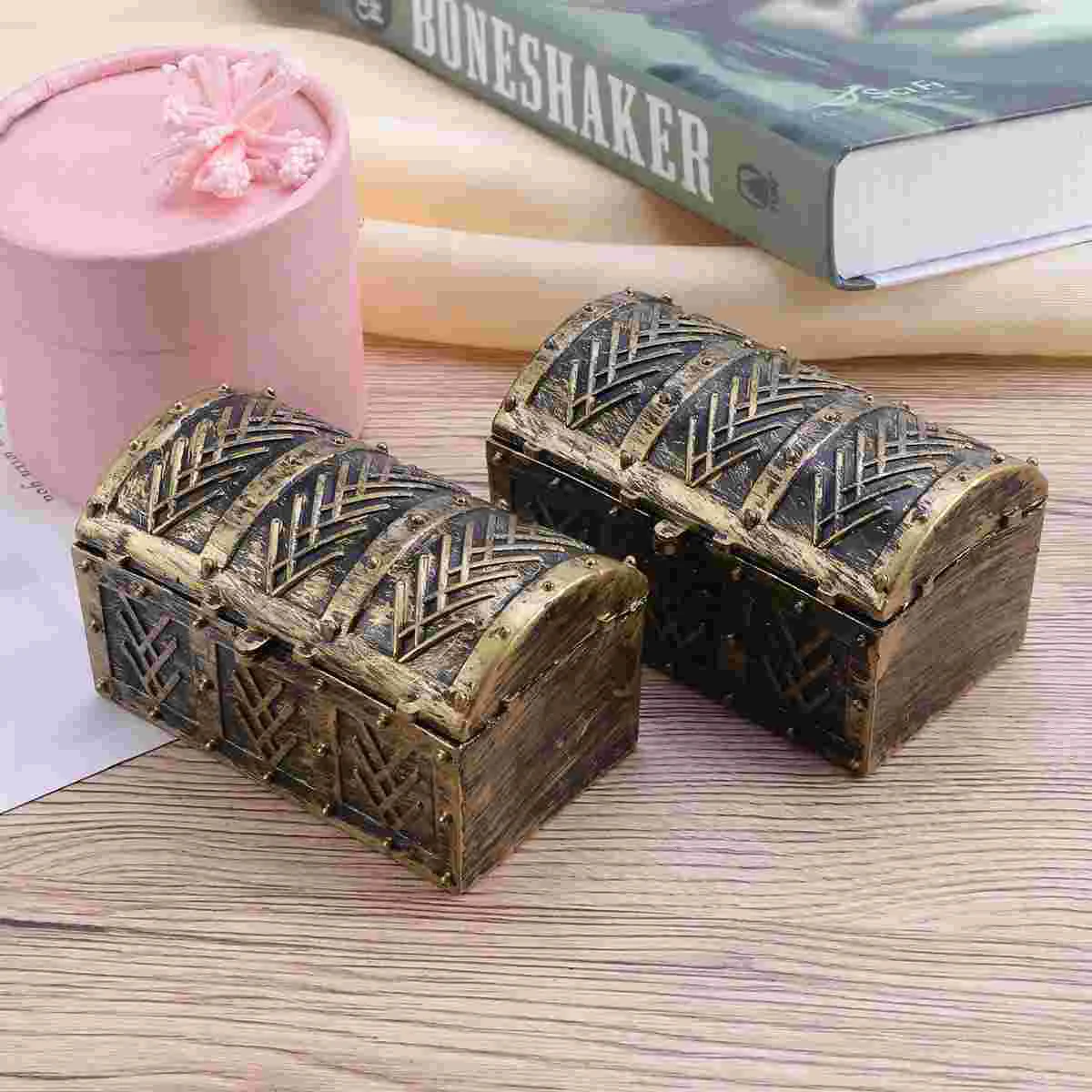 

10 box for kids small wood jewelry pirate- Pirate Practical Creative Decorative Jewelry Box- Holder for Masquerade Banquet