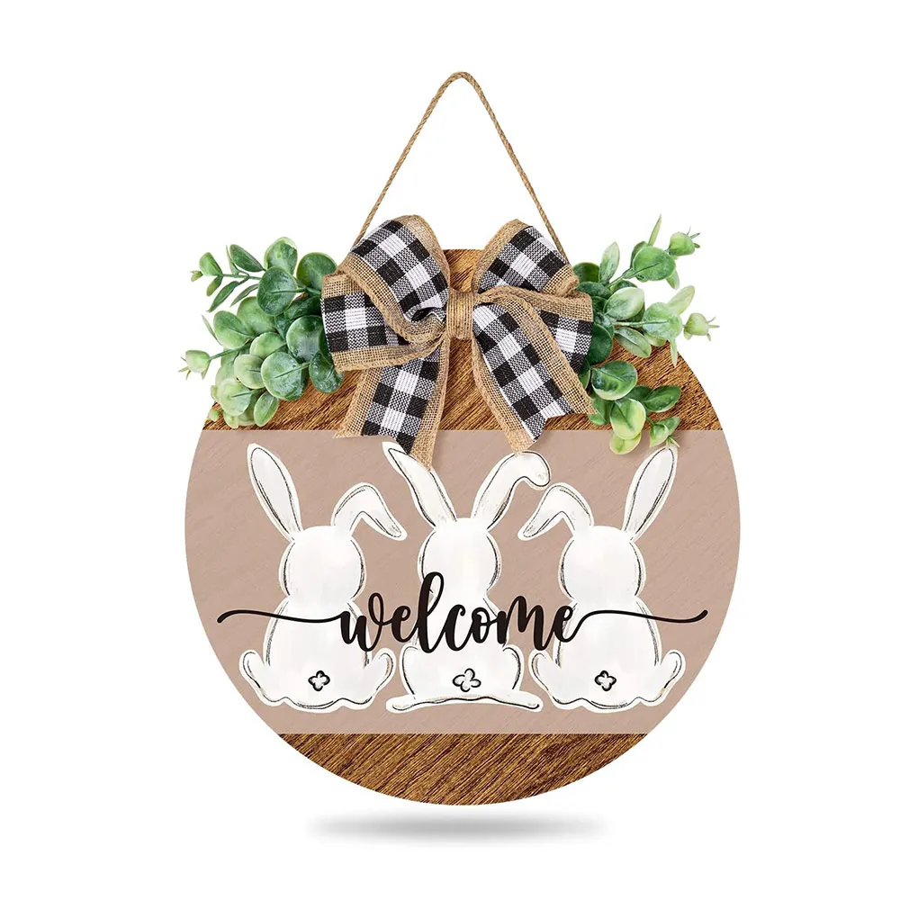 

Пасхальная дверная Доска подвесная подвеска вечерние знак украшения праздника