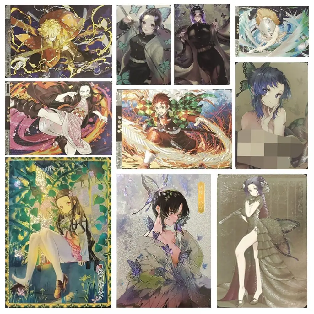 

Аниме рассекающий демонов Kochou Shinobu Hashibira Inosuke Agatsuma Zenitsu Kamado Nezuko коллекция флэш-карт Рождественский подарок на день рождения