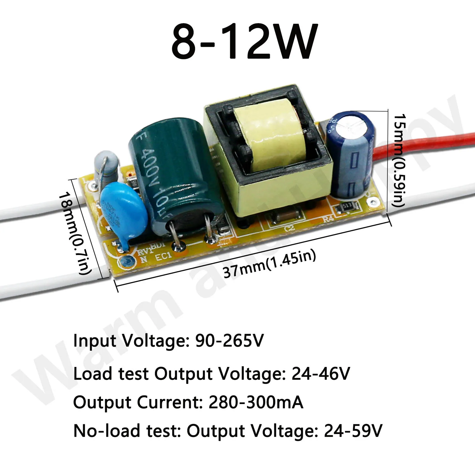 Светодиодный драйвер 180-300 мА 1-36 Вт в ассортименте
