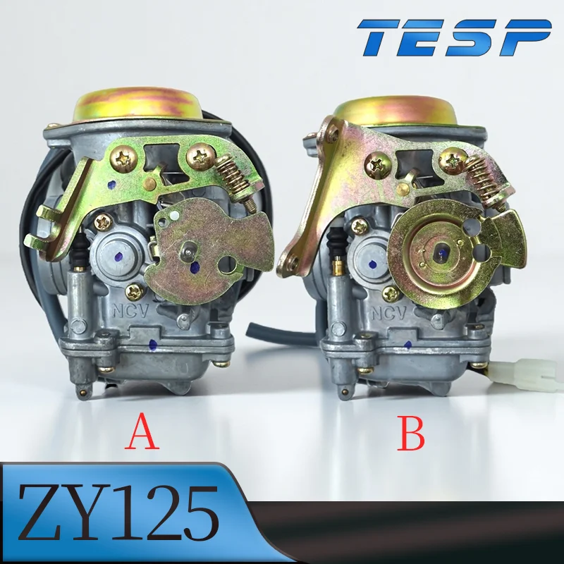 Фото Карбюратор мотоцикла 25 мм для Yamaha ZY125 LIYING125 CYGNUS125 NCV, одиночный кабель, двойной кабель, аксессуары для карбюратора №1