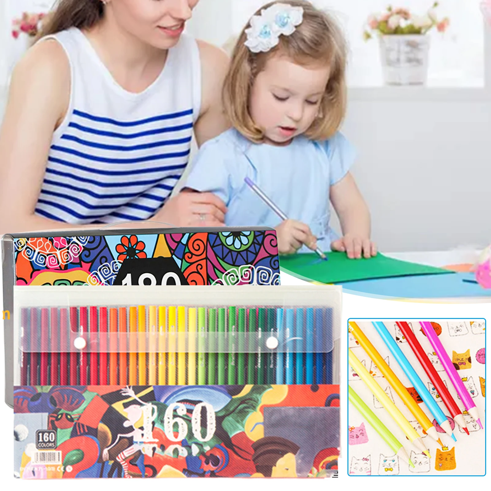 

New Colors Pencils Set Multicolor Professional Artist Painting Pencil For Drawing Convenient Durable Cartoon Pencils Doodle Gift
