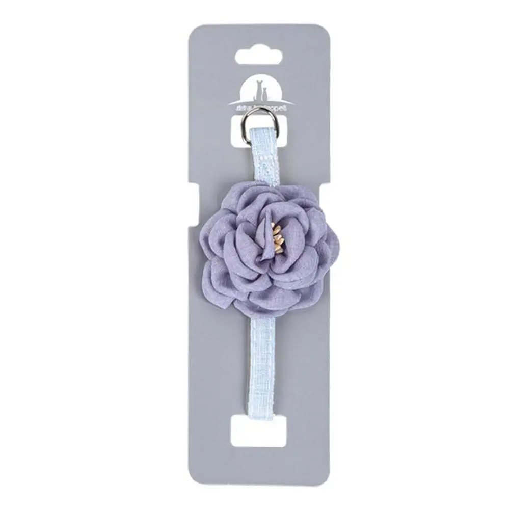 

Camellia Pet Collar Adjustable Puppy Necklace Decoration Cat Accessories Pet Supplies Hot sale