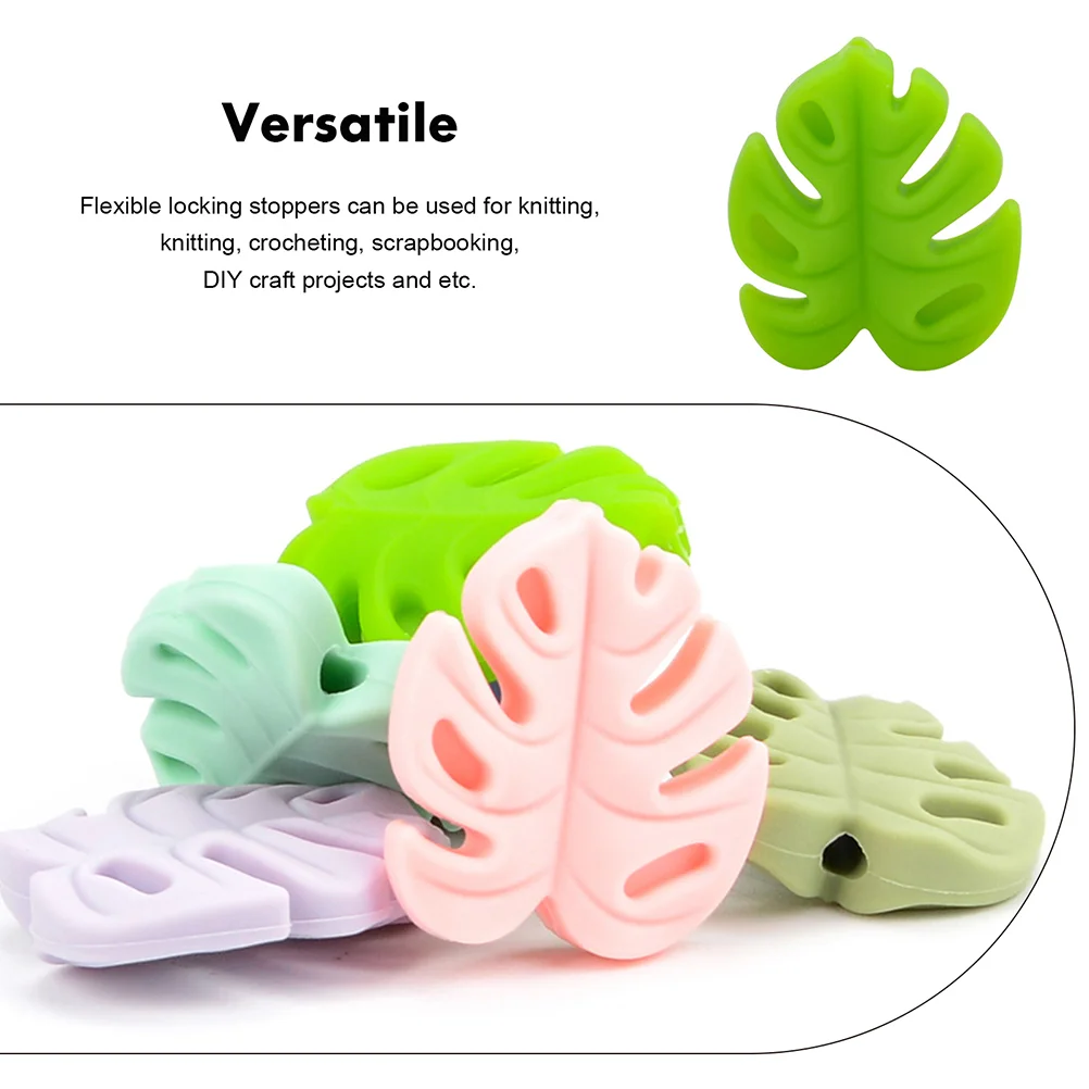 8 Pcs Non-slip Sweater Needle Protection Head Knitting Point Protectors Silica Gel Protective Tip Stoppers Silicone