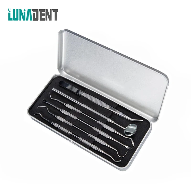 

Стоматологические инструменты из нержавеющей стали, зубной осмотр, зуб, рот, зеркало, зонд, скребок, пинцет, набор для гигиены зубов, уход за ...