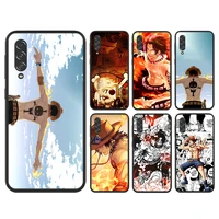 pirate king ace one piece for samsung galaxy a90 a80 a70s a60 a50s a40 a30 a20e a10s a10e a10 a2 core black phone case capa