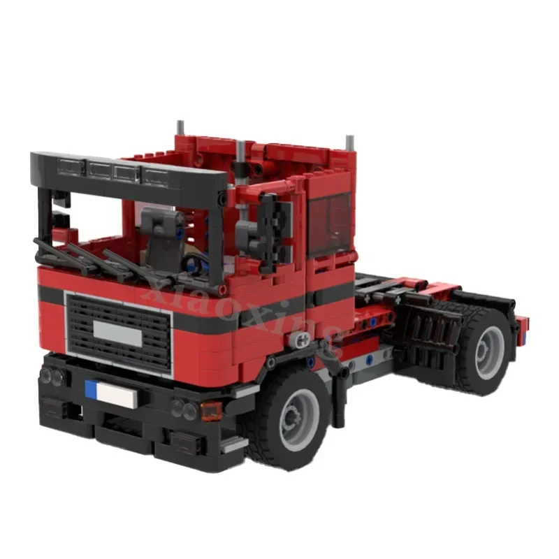 Фото MOC-101103 Классический транспортный грузовик F2000 V10, конструктор из 1330 деталей, развивающая игрушка-пазл для взрослых, подарок №4