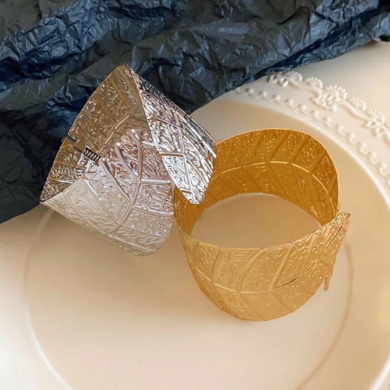 Металлический Открытый браслет NISHIZAWA в виде листьев европейский и американский с