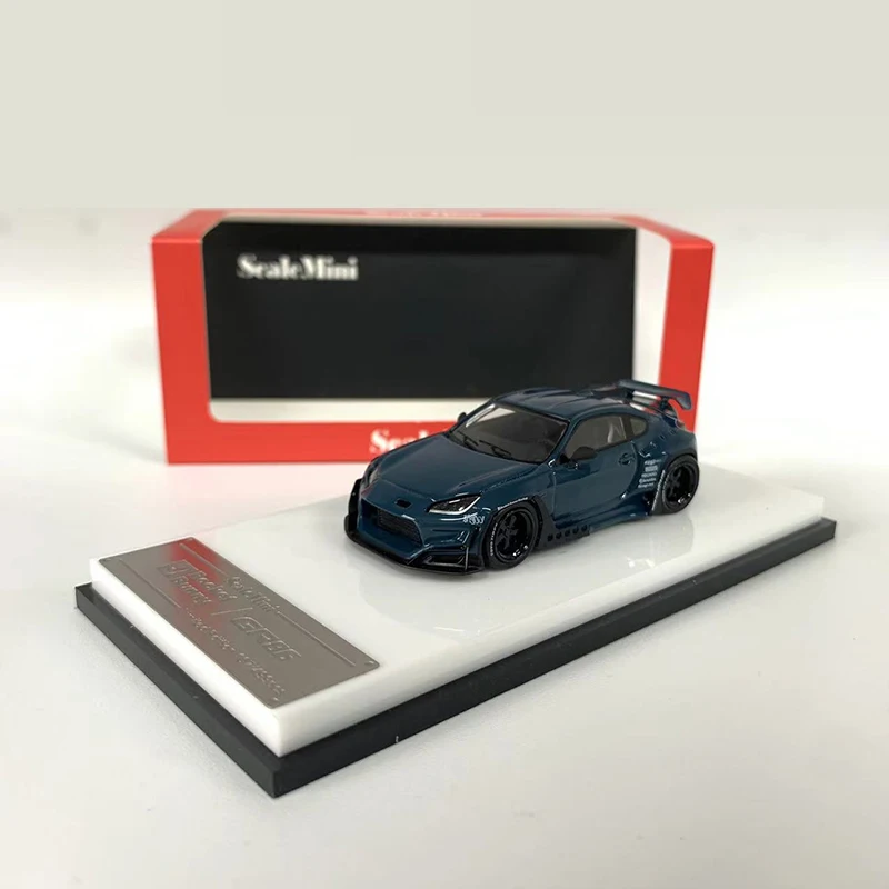 ScaleMini 1:64 Модель автомобиля Pandem Rocket Bunny GR86 Широкий кузовный спортивный автомобиль