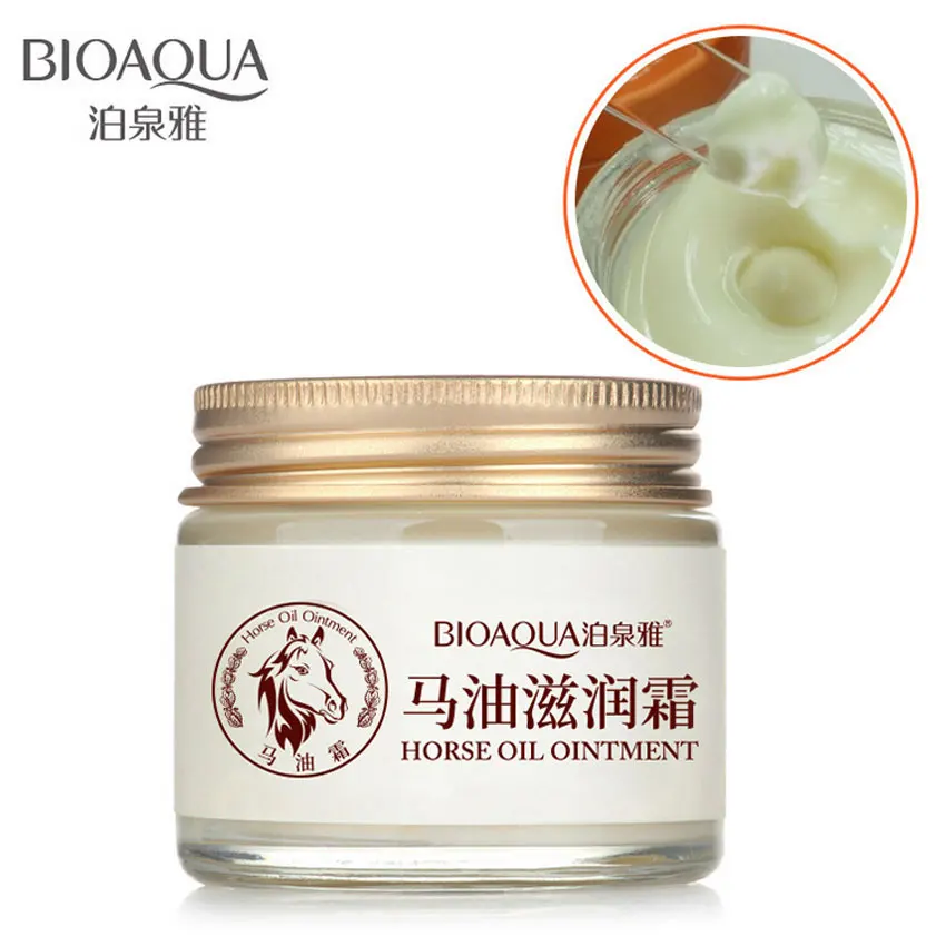 

BIOAQUA Anti-Aging Remove Scar Face Day Cream Horse Oil Ointment Whitening Moisturizing Anti Wrinkle Cream Body Skin Care 70g