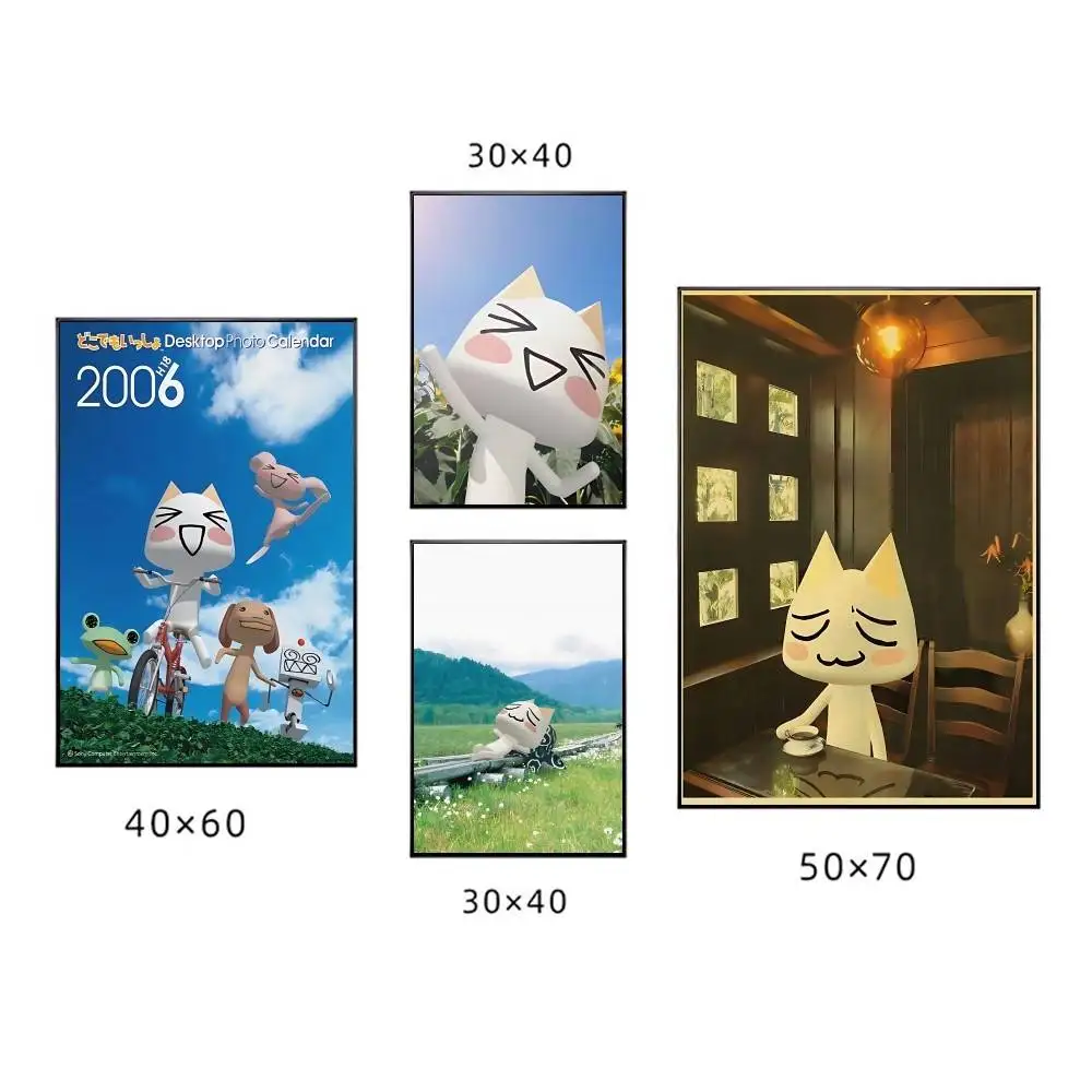 I-Inoue T-Toro CUTE Cat HD качественные настенные художественные ретро постеры для домашнего декора комнаты Kawaii Декор комнаты (art.: 3920d3a1cd3ef) - 3920d3a1cd3ef