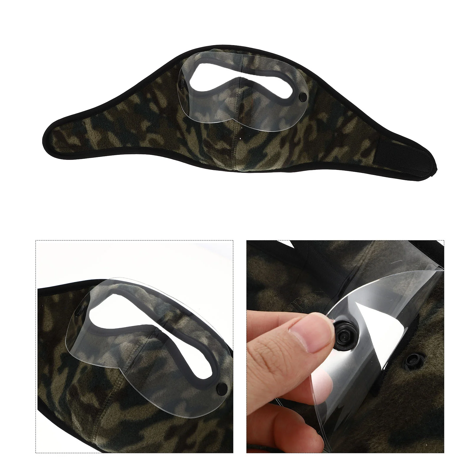 

2Pcs Cover Warm Face Mask Cycling Face Muff Goggle Face Cover Ear Face Protector for Girl Boy Men