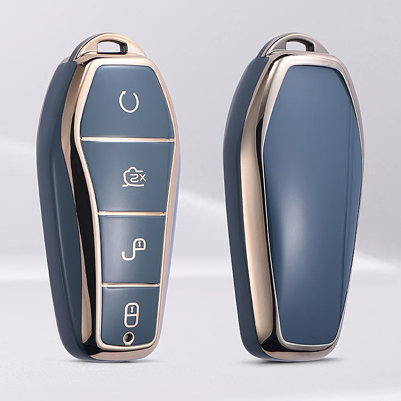 Мягкий ТПУ чехол для автомобильного ключа 2022 BYD Dolphin Seal Han EV DM-i 2021 юаней Pro