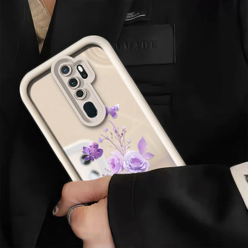 Милый чехол с цветочным принтом бабочки для Vivo X70T X23 X21S X100S Pro X70 X60 X100 X90 X80