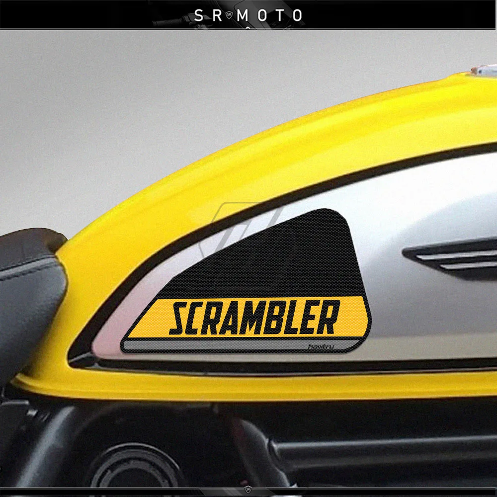 

For Ducati SCRAMBLER 800 Classic 2015-2016 Anti-slip Knee Grip Pads Side Tank Pad Sticker