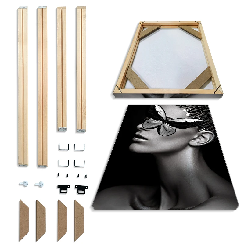 

Solid Wood Photo Frame Brand DIY Frame Factory Provides Wall Picture Frame Used To Decorate Canvas Posters Hand Painted Diamond