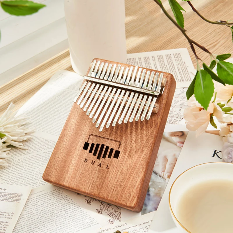 Wooden 17key Thumb Piano Christmas Professional Portable Children Kalimba Keyboard Music Toy Teclado Musical Musical Supplies