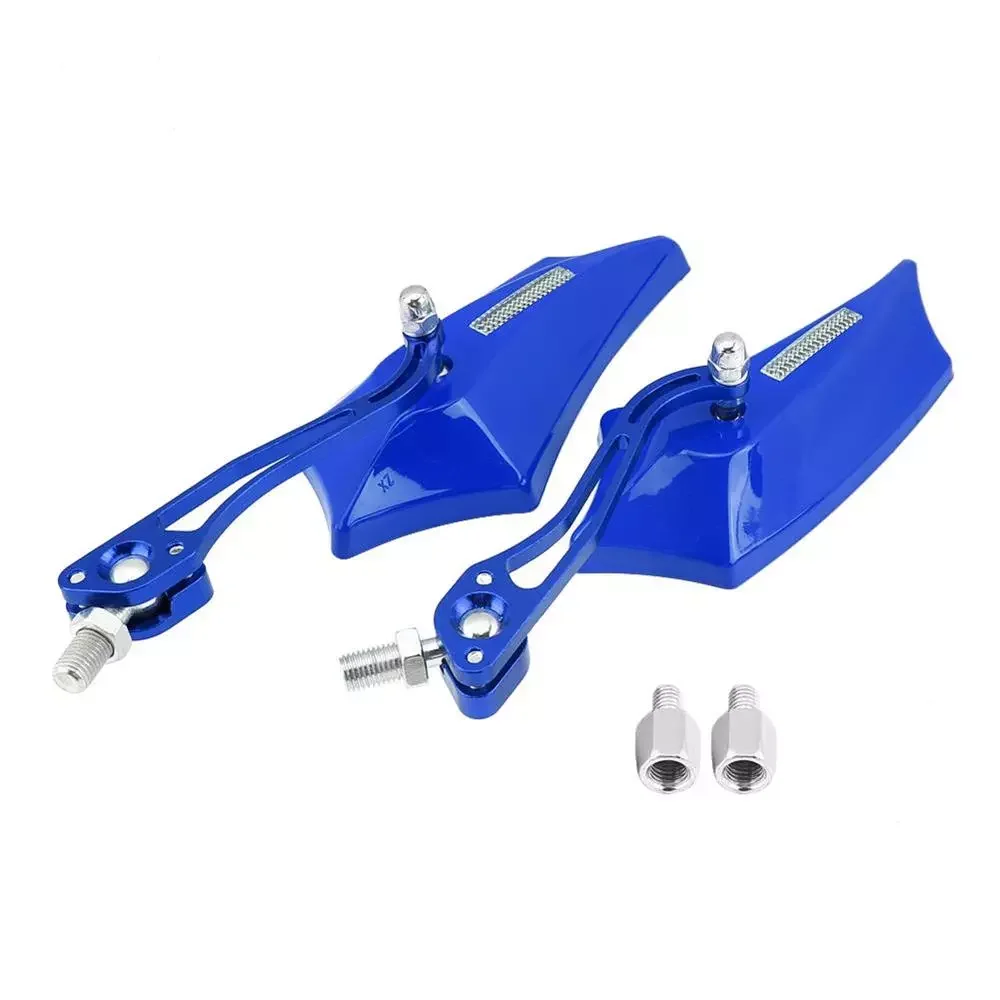 

Pair 10mm 8mm Universal Motorcycle Aluminum Alloy Side Rear View Mirrors Modified Parts Scooter Accessories