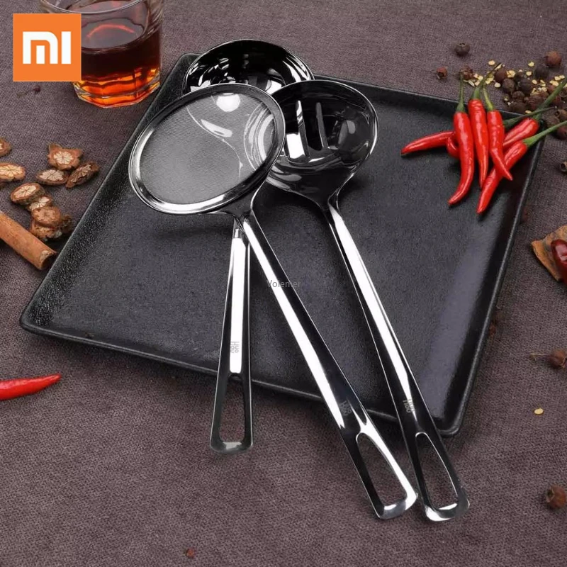 

Ложка из нержавеющей стали Xiaomi Youpin Mi, дезинфицирующая термостойкая ложка с гладкой поверхностью, подходит для кухни и дома