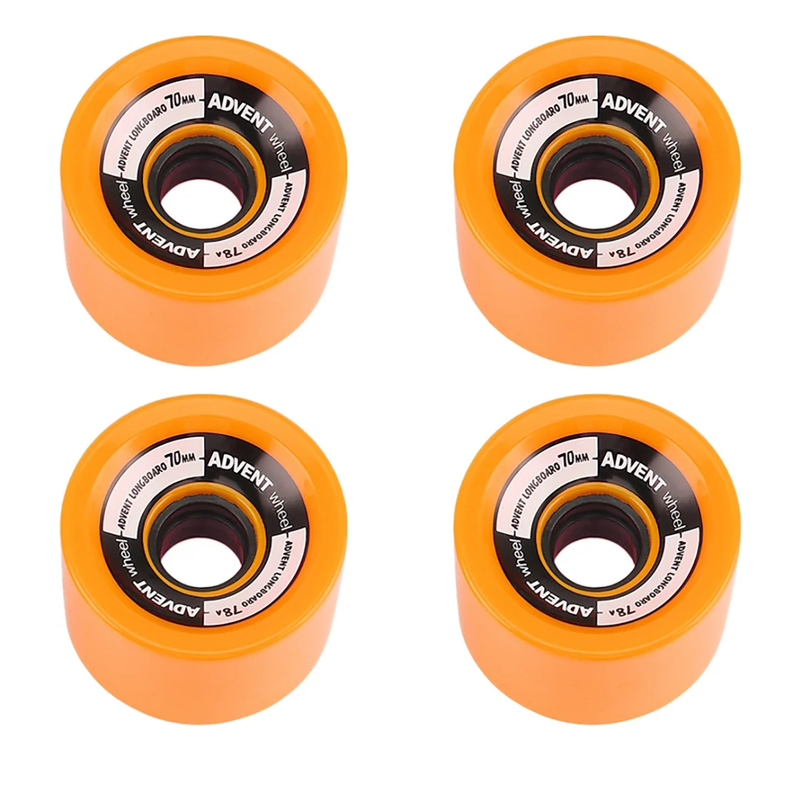 

4Pcs Skateboard Wheels 70X51Mm 78A Solid Roller Skating Wheels Longboard Wheels Riding Longboarding Wheels 1