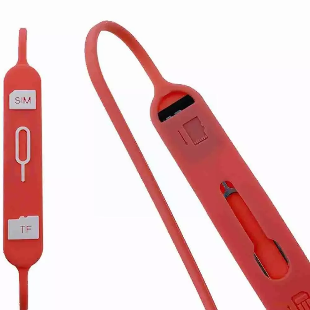 

Portable Mobile Phone Card Pin Silicone Storage Bag Silicone Storage Travel Card Card Anti-lost O8Q8