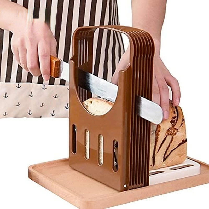 

Подставка для хлеба, пластиковая кухонная утварь для жарки, инструмент для нарезки, стойка для хлеба, складная направляющая для резки, домашние кухонные приспособления