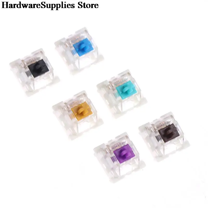 10Pcs/lot Outemu Mx Switches 3 Pin Mechanical Keyboard Black Blue Brown | Обустройство дома
