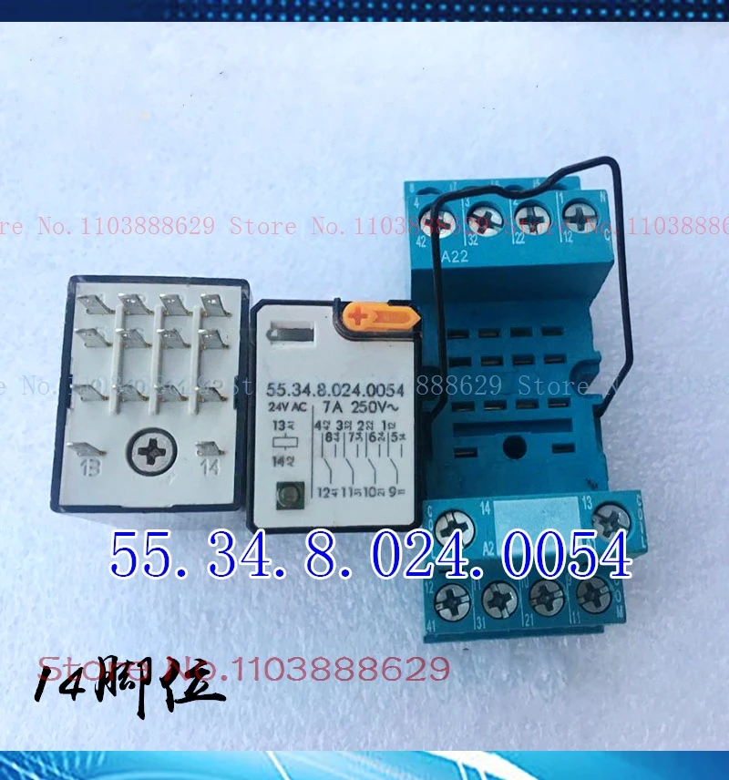 реле 55.34.8.024.0054 24VAC 55.34.9.024.0040 24VDC