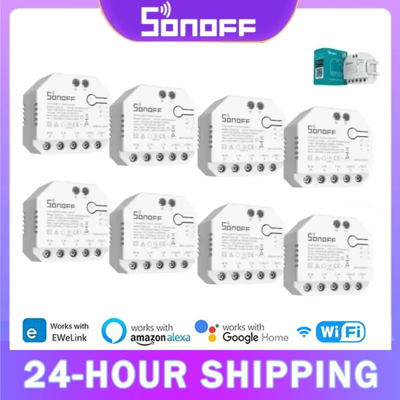 Мини-переключатель SONOFF DUAL R3/DUAL R3 Lite с поддержкой Wi-Fi 1-10 шт.