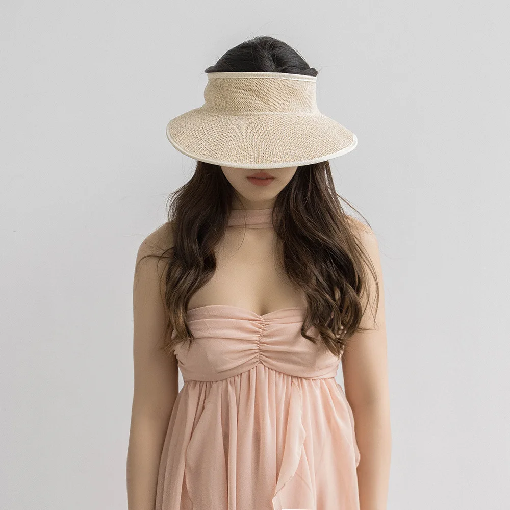 Шляпа USPOP женская Соломенная модная повседневная Складная Панама от солнца с