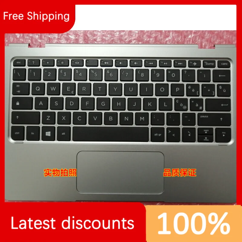 Для hp X2 210 G2 10-P New C-чехол в сборе серебристый итальянский 3VD91KA0020