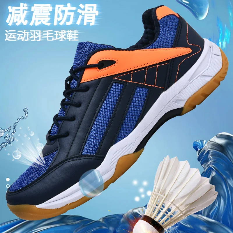 

Badminton Volleyball Shoes Men Breathable Tennis Training Sport Shoes Ping Pong Shoes Table Tennis Shoes Athlete Jogging Sneaker