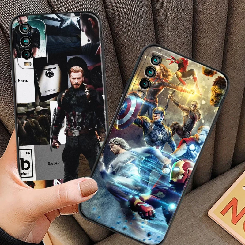 

Marvel Iron Man Spiderman Phone Cases For Xiaomi Redmi 7 7A 9 9A 9T 8A 8 2021 7 8 Pro Note 8 9 Note 9T Funda Coque Carcasa