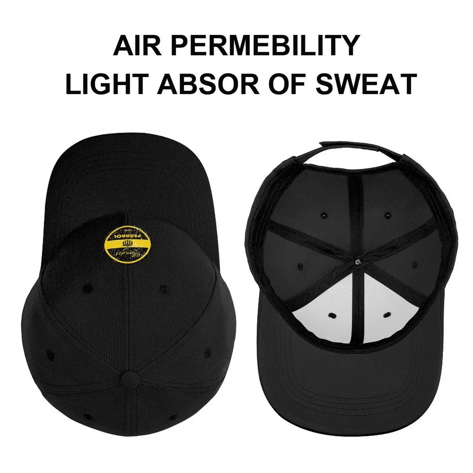 Фото Primera Division - Бейсбольная кепка Pe?arol (состаренная) Спортивная кепка с помпоном Мужская одежда для гольфа Женская №3