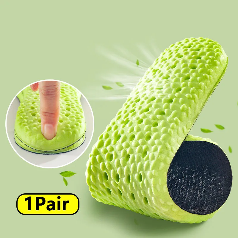 

Спортивные стельки для мужчин и женщин, дезодорирующие дышащие, впитывающие, мягкая подошва для обуви, уход за ногами, 1 пара