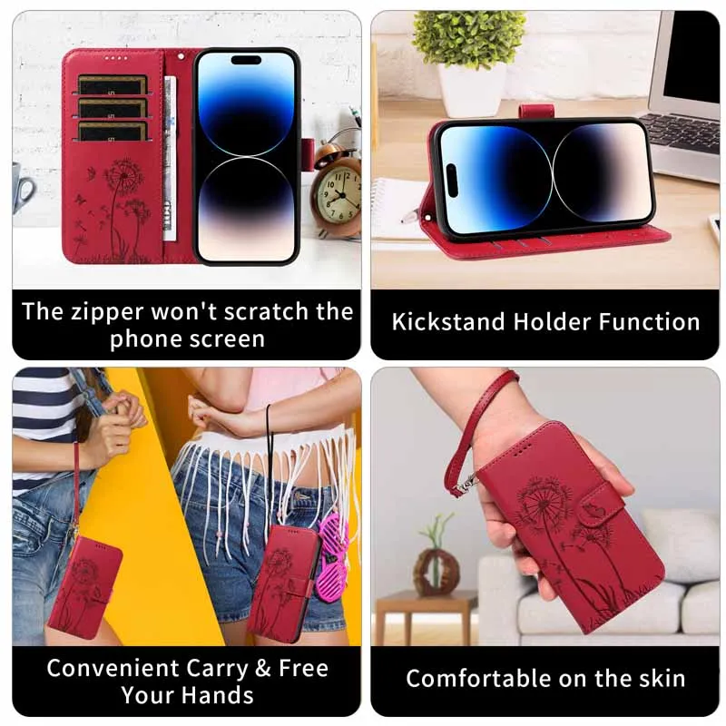 Кожаный чехол для Motorola Moto G15 G35 G55 G75 G85 G14 G24 G34 G54 Power G84 G13 G23 G53 G73 Flip Wallet Card Stand Book Cover (art.: 3920ce2ca8033) - 3920ce2ca8033