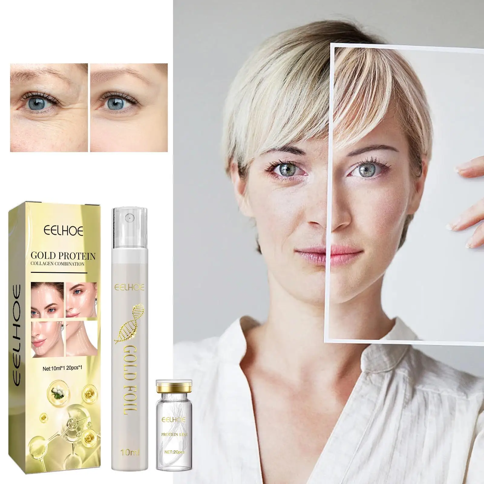 

Protein Thread Face Lifting Face Filler Absorbable Facial Thread Care Protein Firming Anti-aging Collagen Essence F3N0