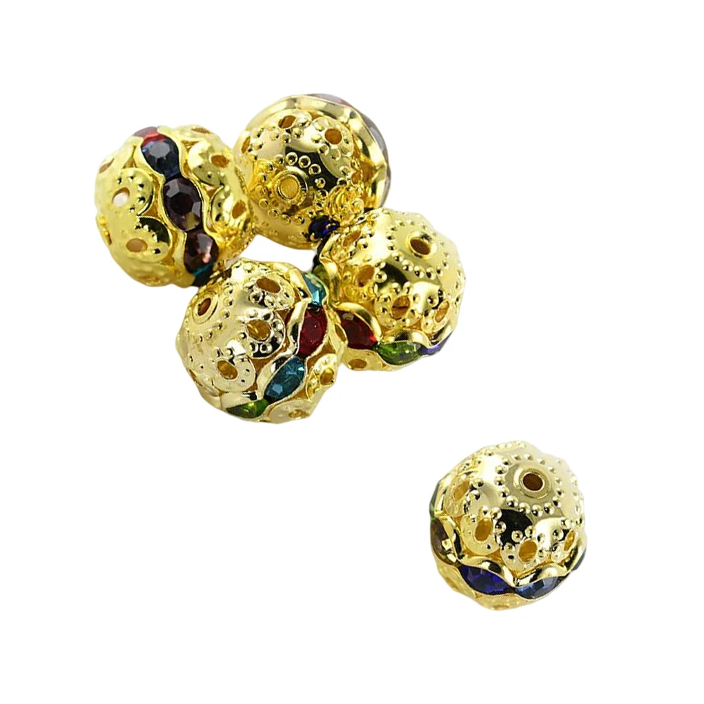 

Бусины Стразы 100 шт., круглые шарики, бусины ручной работы, аксессуары для ювелирных изделий, детали поставка серьги