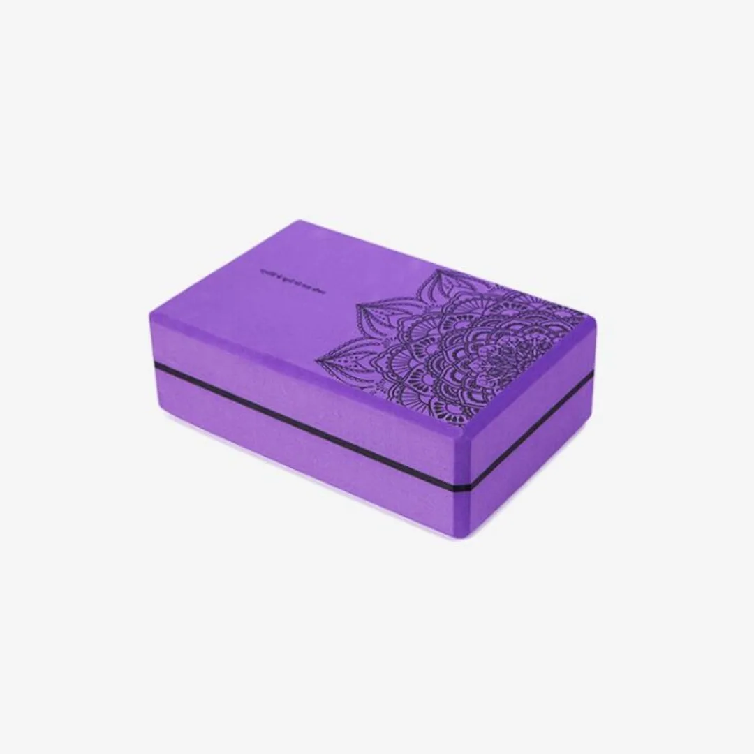

EVA Yoga Blocks with Strap Socks Foam Stability Brick Pilates Printing Stretching Block Meditation Yoga Pilates Equipment