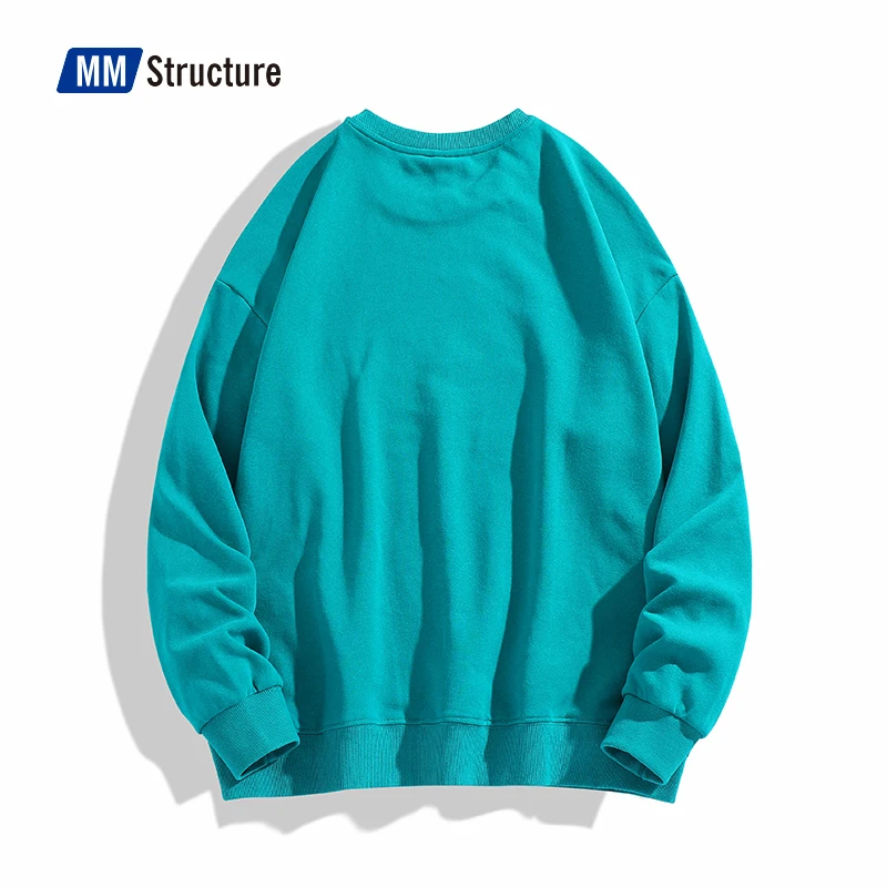 Свитшот мужской с вышивкой логотипа модная Толстовка Оверсайз в стиле Харадзюку