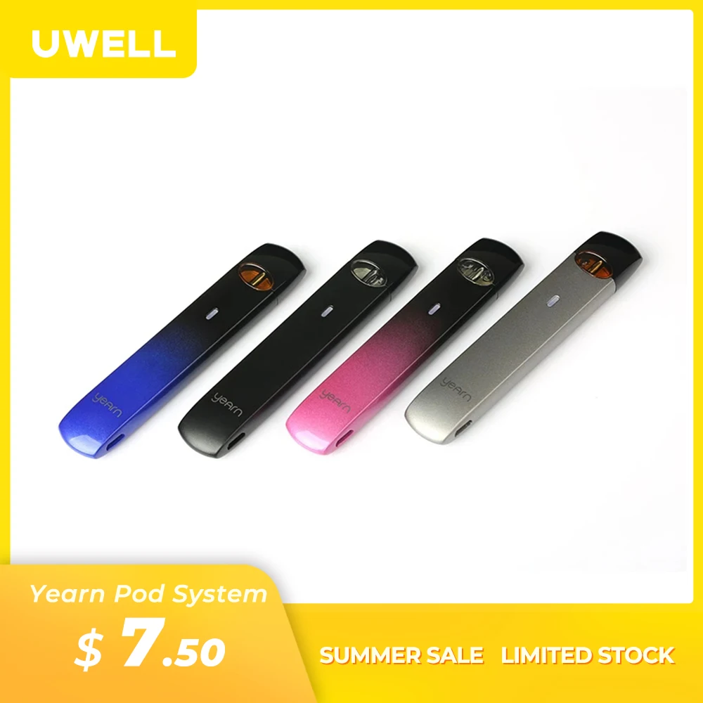 

UWELL Original Yearn Pod System Device Mod 370mAh Battery 11W USB Charger Electronic Cigarette Vape Kit For Yearn Pod Kit System