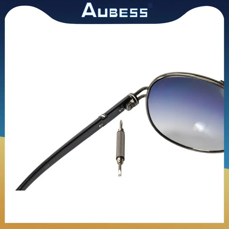 

Small Screwdriver Three-purpose Multifunctional Repair Tool With Keychain Watch Mobile Phone Repair Kit Home Accessories Tools