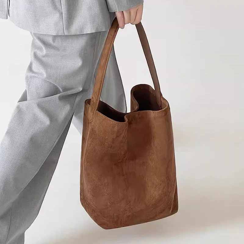 Винтажные кожаные сумки-мешки для женщин брендовые дизайнерские женские сумки