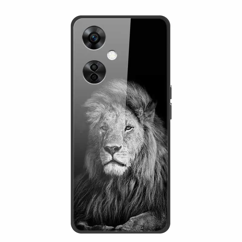 Роскошный чехол для телефона OnePlus Nord CE 3 Lite из закаленного стекла с изображением