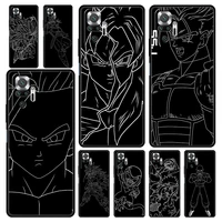 dragon ball goku naruto anime phone case for xiaomi redmi note 11 10 9 8 pro 11s 10s 9s 7 8t 9t 9a 8a 9c k40 gaming 11t 5g cover