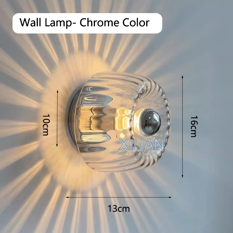 

XIUAN Теплый стеклянный настенный светильник