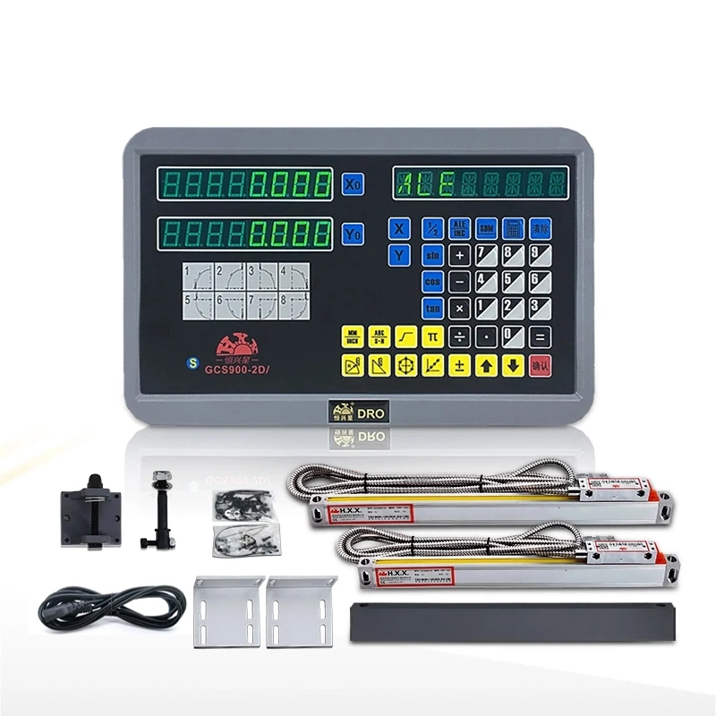 

High-quality precision instrument multi-function 10um 5um 2um 1um 0.5um 2-axis DRO digital reader for lathe milling grinder