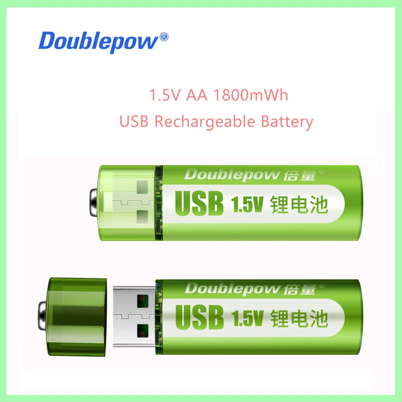 

1800mWh 1.5V AA rechargeable battery li-ion battery for remote control mouse small fan Electric toy Shaver,clock,toys battery