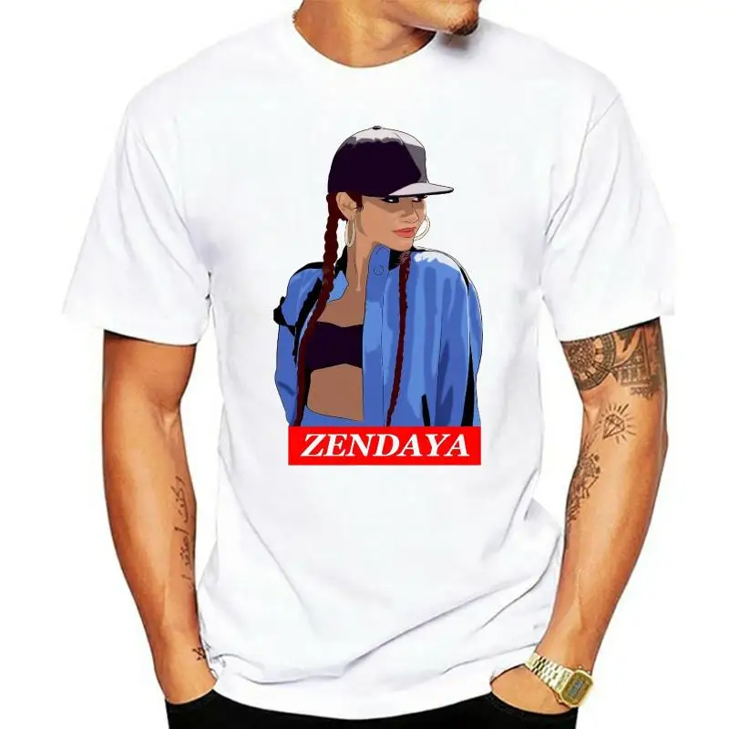 

Cool Zendaya Men's Short-Sleeved Standard T-Shirt White