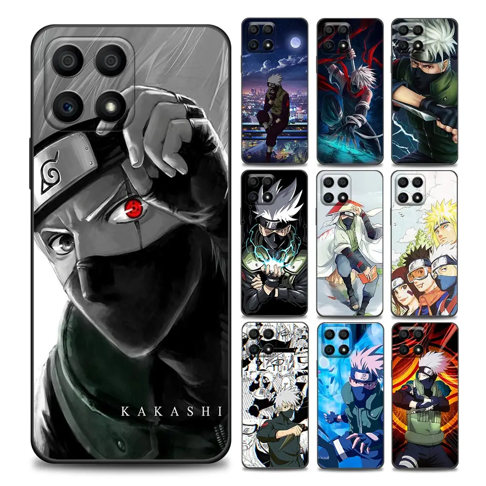 

Anime Naruto Hatake Kakashi Phone Case for Honor 8X 9S 9A 9C 9X Lite Play 9A 50 10 20 30 Pro 30i 20S(6.15) Soft Silicone